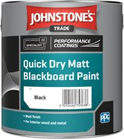 Johnstones Black Satin Metal & Wood Paint 250ml, Paint